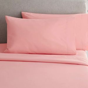 Mainstays 2-Piece Pink Pillowcase Set.